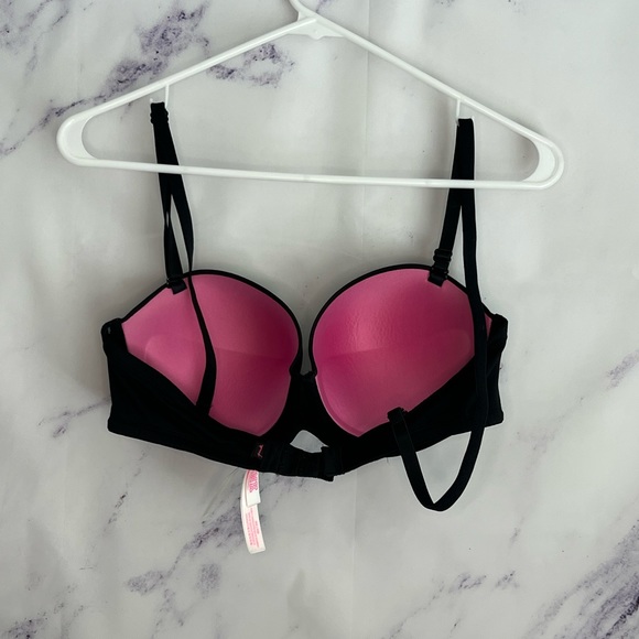 PINK Victoria secret everywhere multi way push up bra sz 36D - Picture 2 of 4